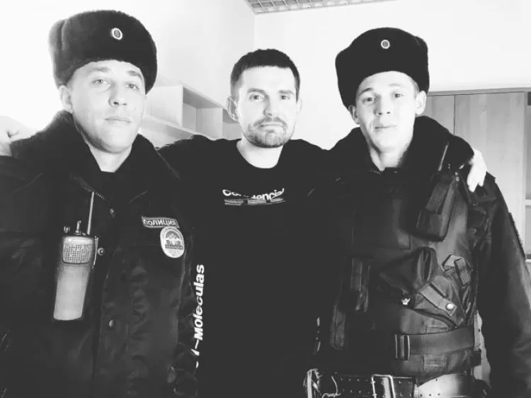 Noize MC и полиция в ЦСКА Арена